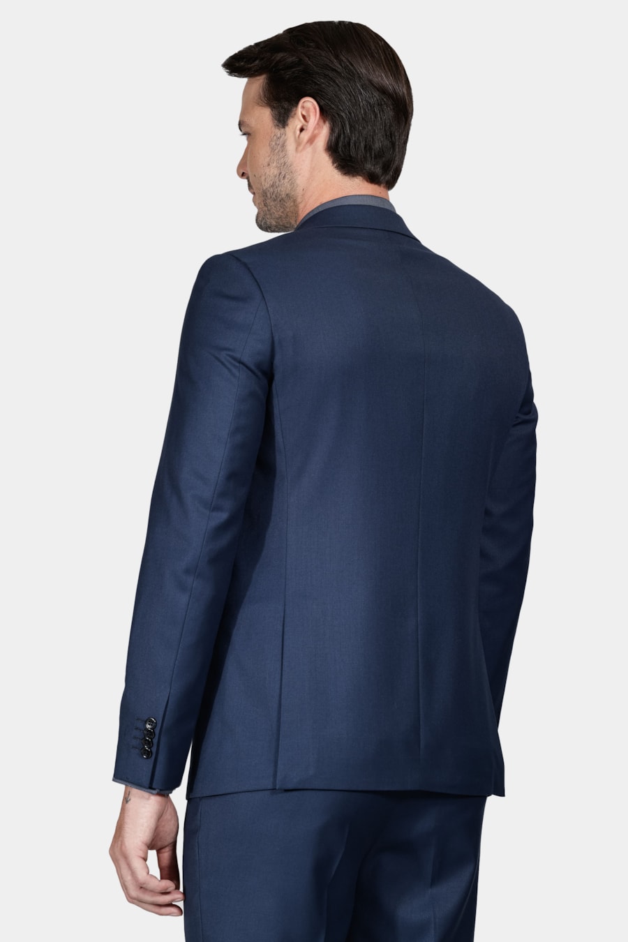 Costume Poliviscose Regular Marinho — foto 4 de 9