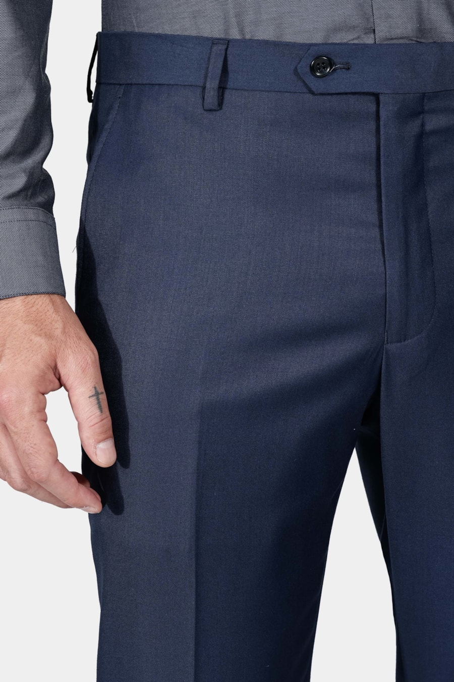 Costume Poliviscose Regular Marinho — foto 6 de 9