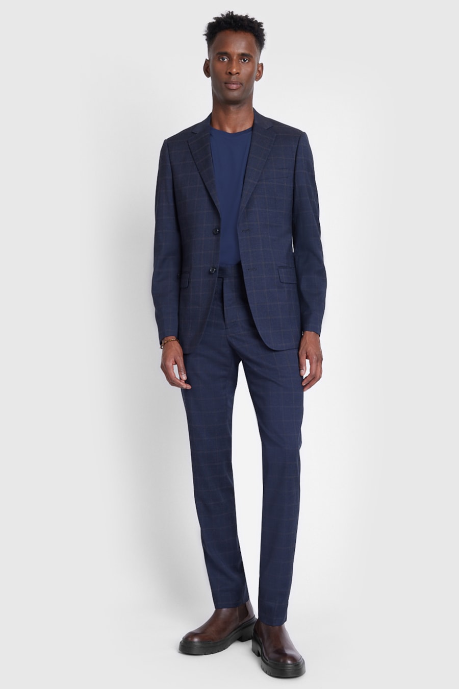 Costume Poliviscose Regular Marinho — foto 2 de 9