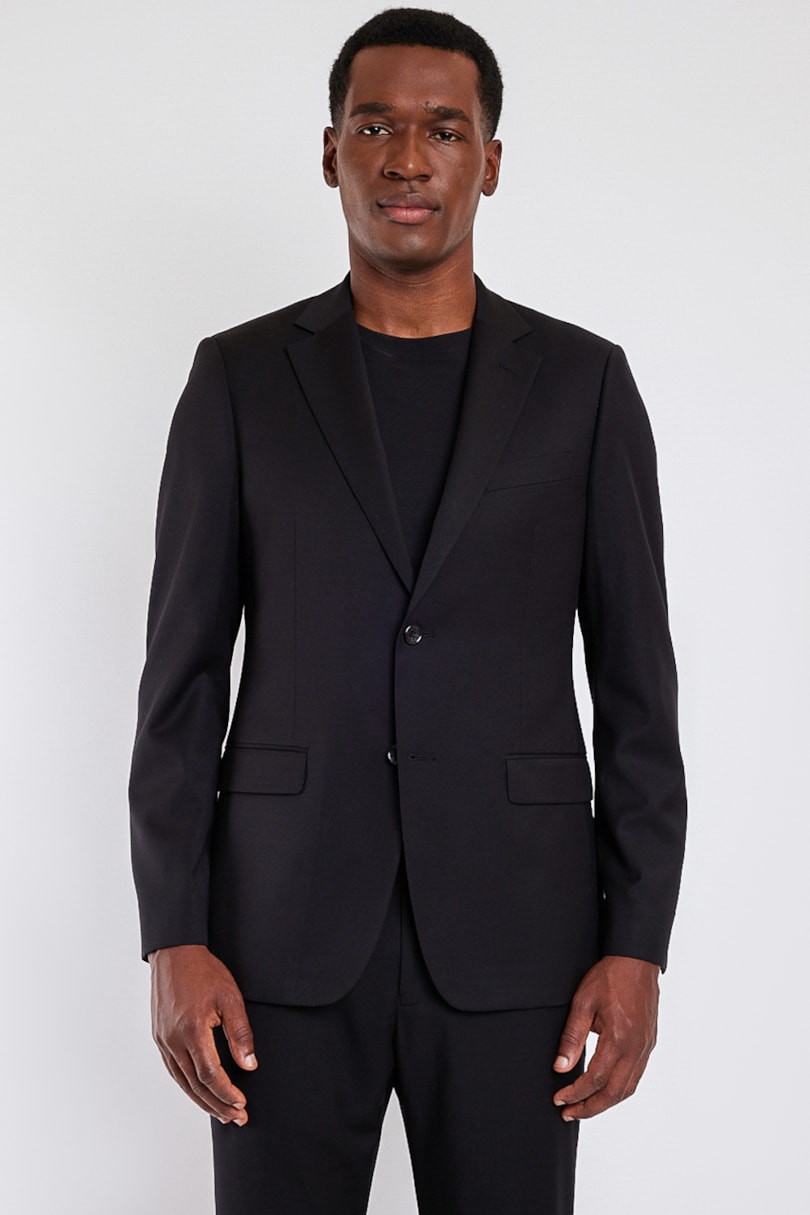 Costume Poliviscose Regular Preto
