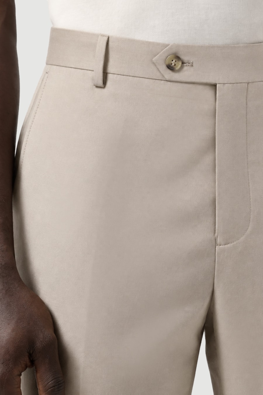 Costume Poliviscose Super Slim Areia — foto 7 de 11
