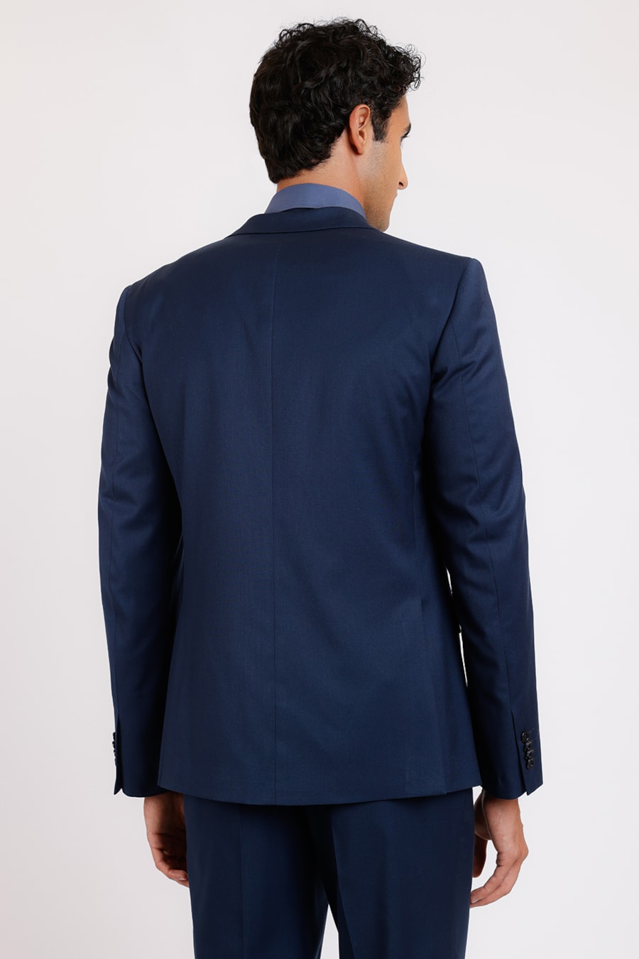 Costume Poliviscose Super Slim Azul — foto 3 de 7