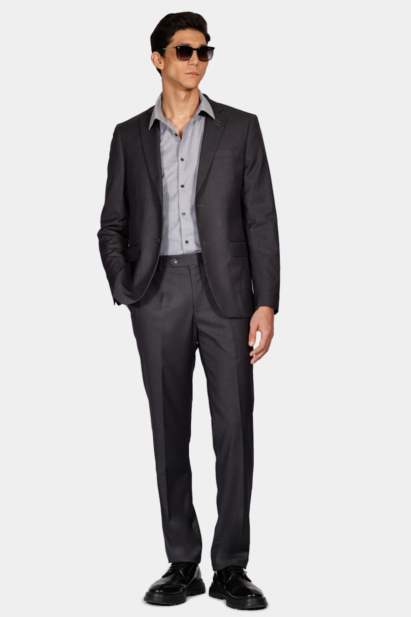 Costume Poliviscose Super Slim Chumbo