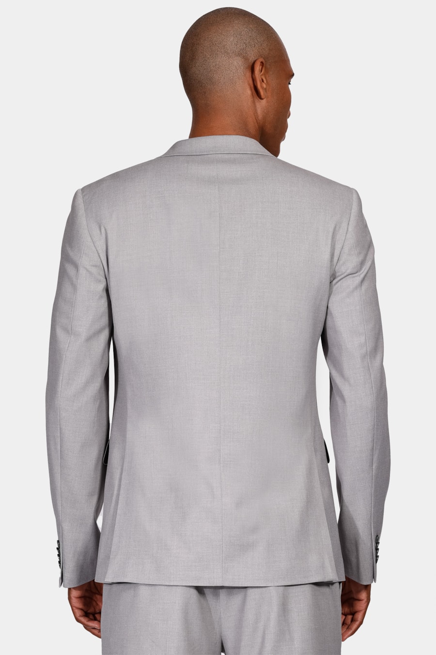 Costume Poliviscose Super Slim Cinza Claro — foto 6 de 13