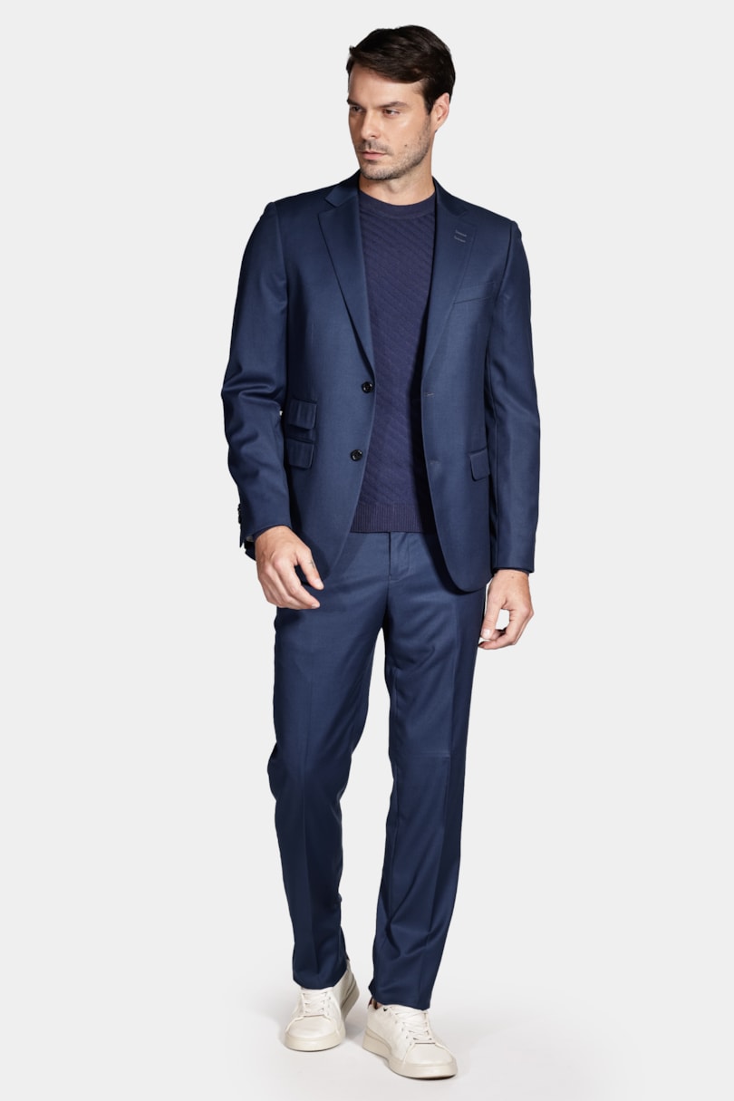 Costume Poliviscose Super Slim Marinho