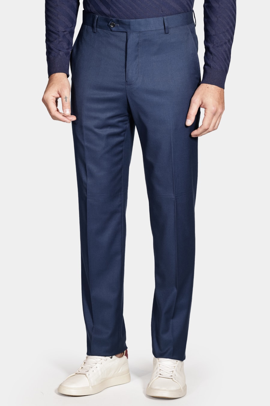 Costume Poliviscose Super Slim Marinho — foto 6 de 11