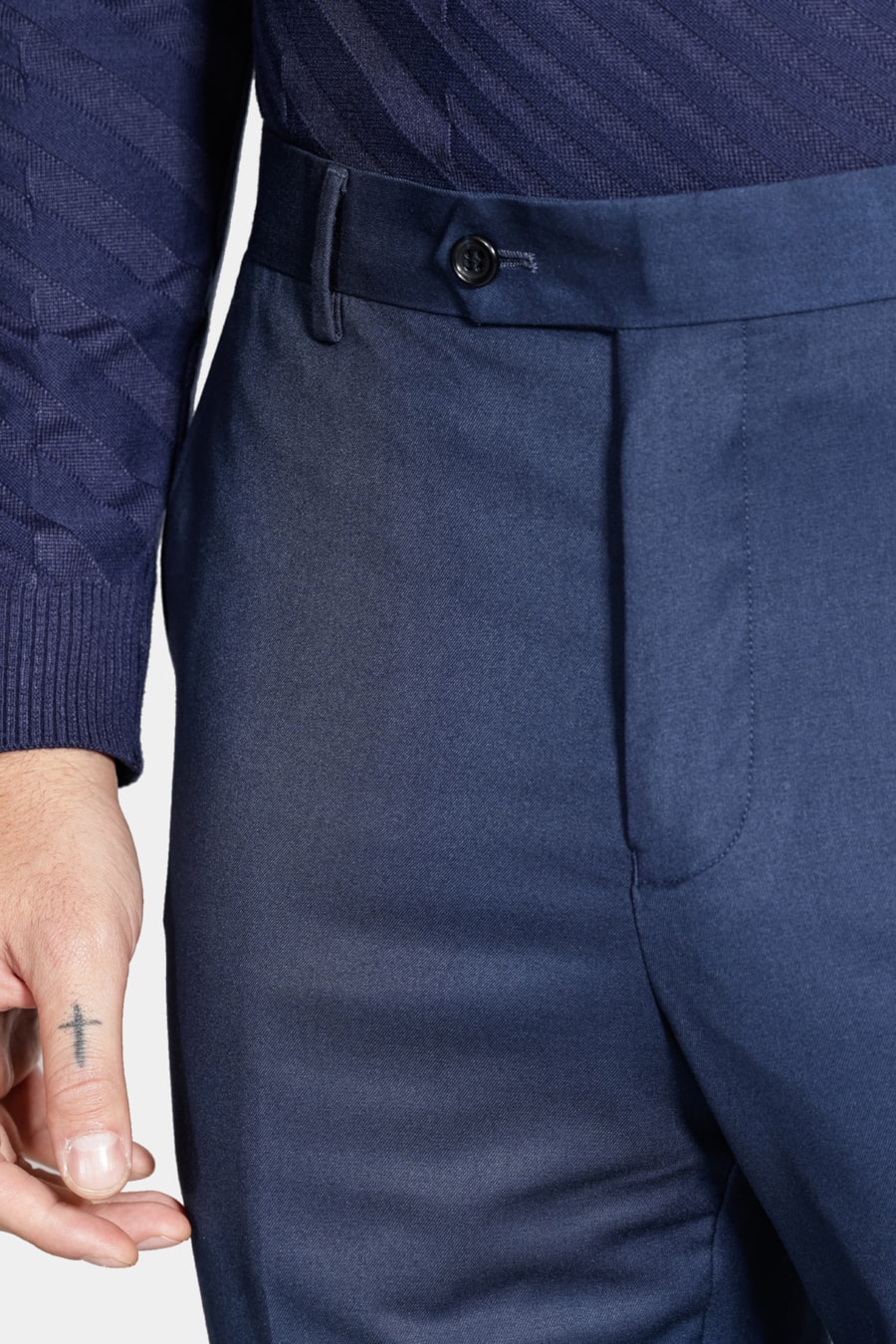 Costume Poliviscose Super Slim Marinho — foto 7 de 11