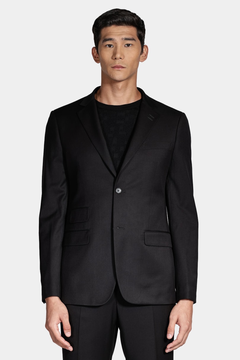 Costume Poliviscose Super Slim Preto