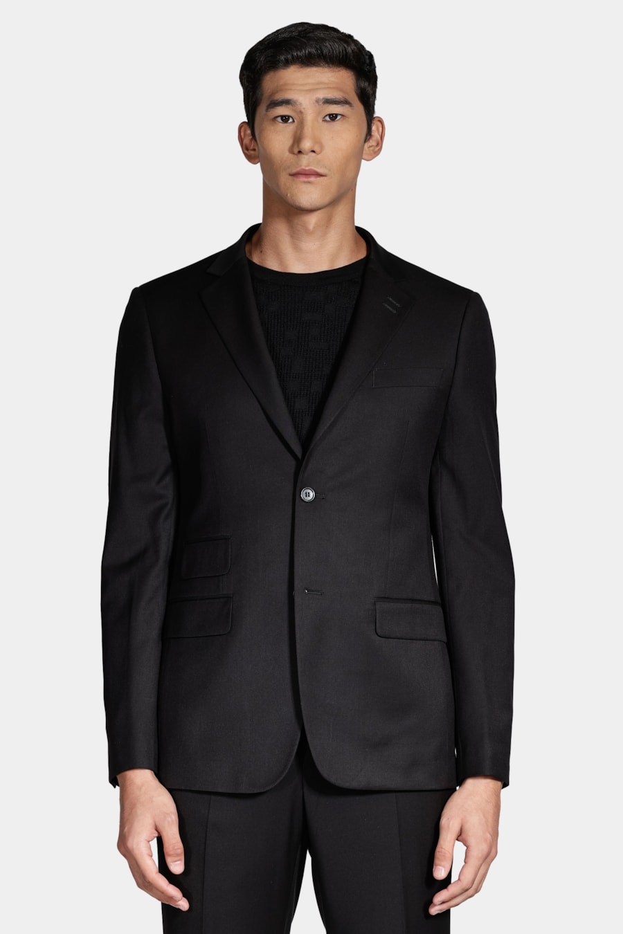 Costume Poliviscose Super Slim Preto — foto 1 de 13