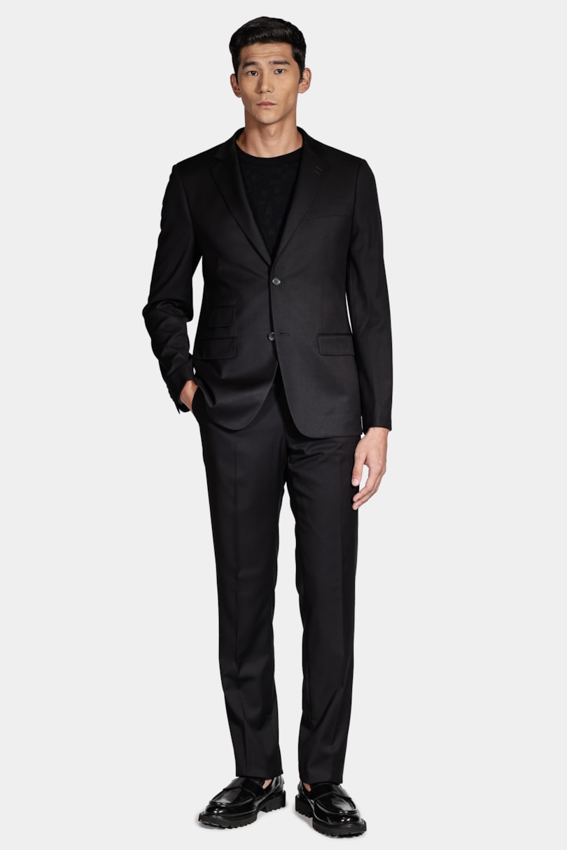 Costume Poliviscose Super Slim Preto