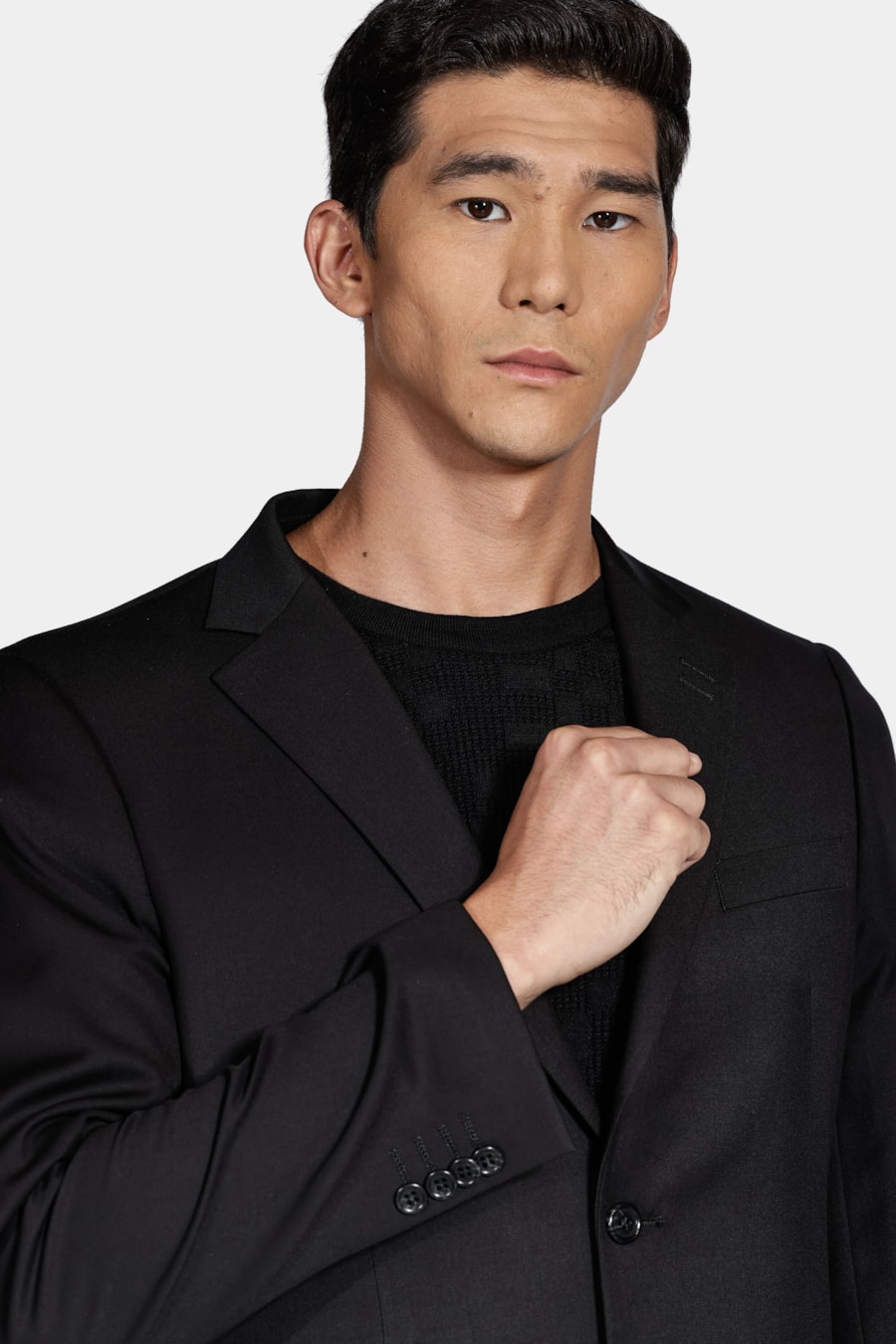 Costume Poliviscose Super Slim Preto — foto 3 de 13