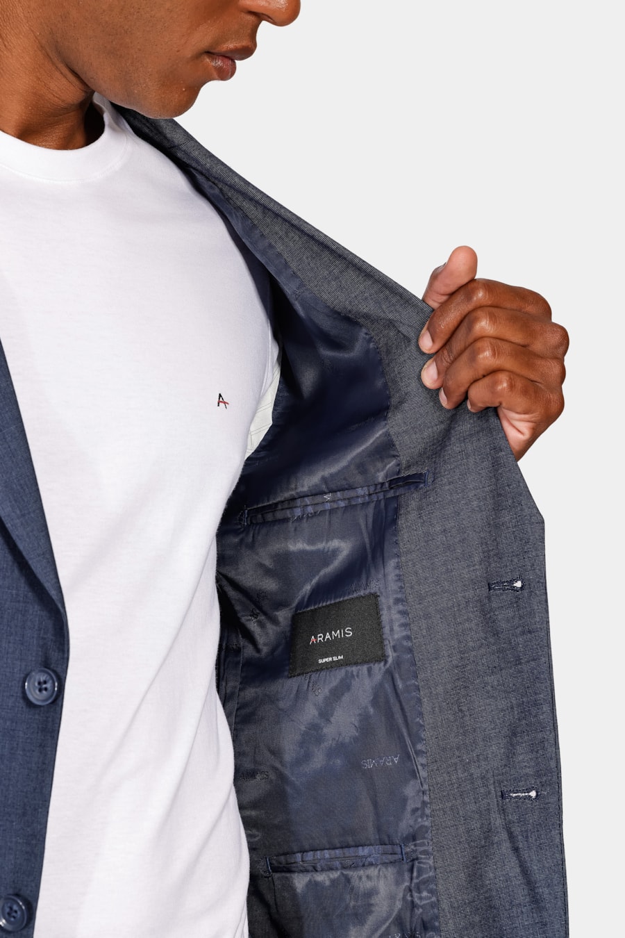 Costume Pv Oxford Super Slim Azul — foto 4 de 12