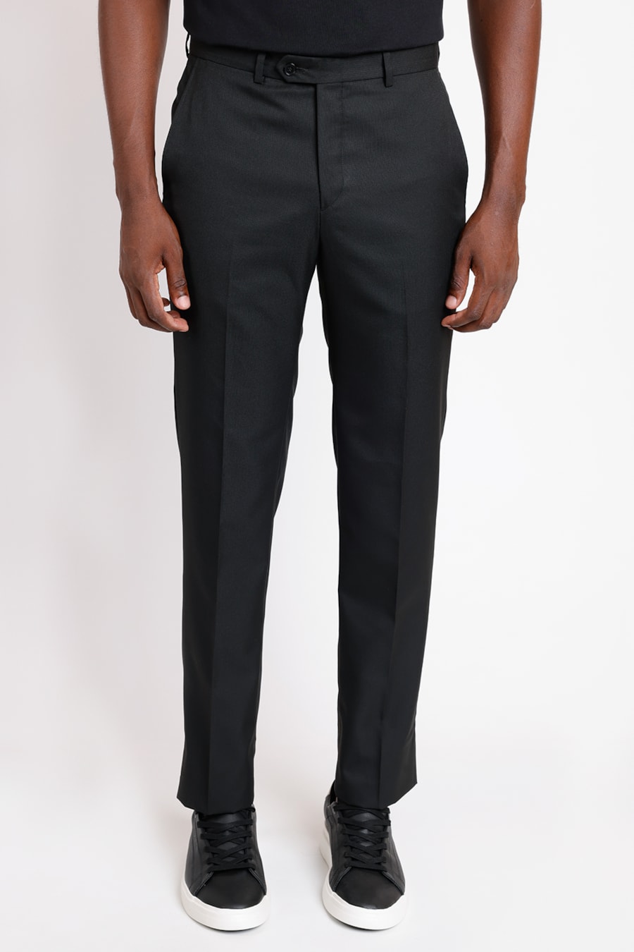Costume Risca Surton Poliviscose Super Slim Preto — foto 4 de 6