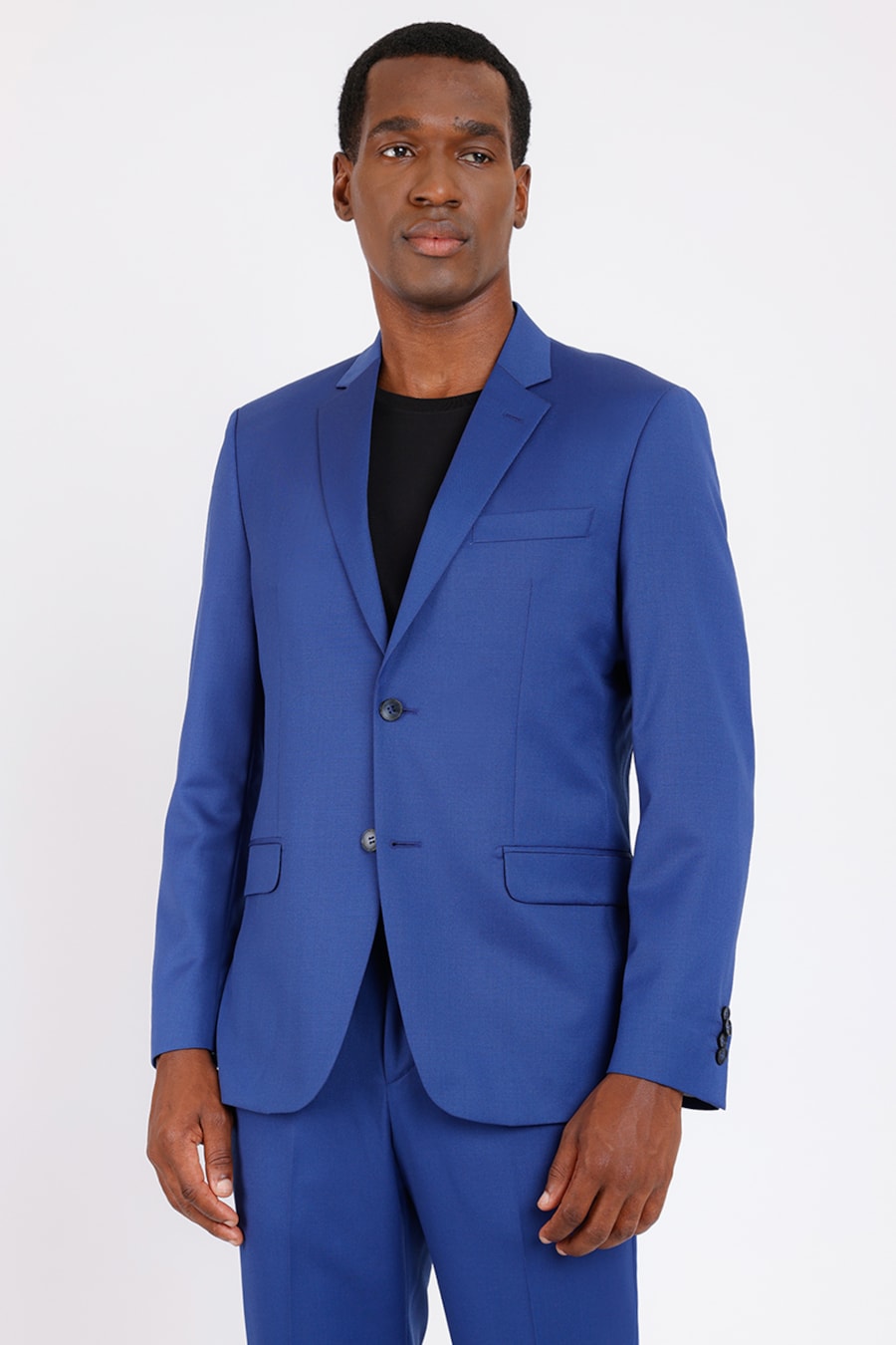 Costume Super Slim em Lã Azul Bic — foto 1 de 9