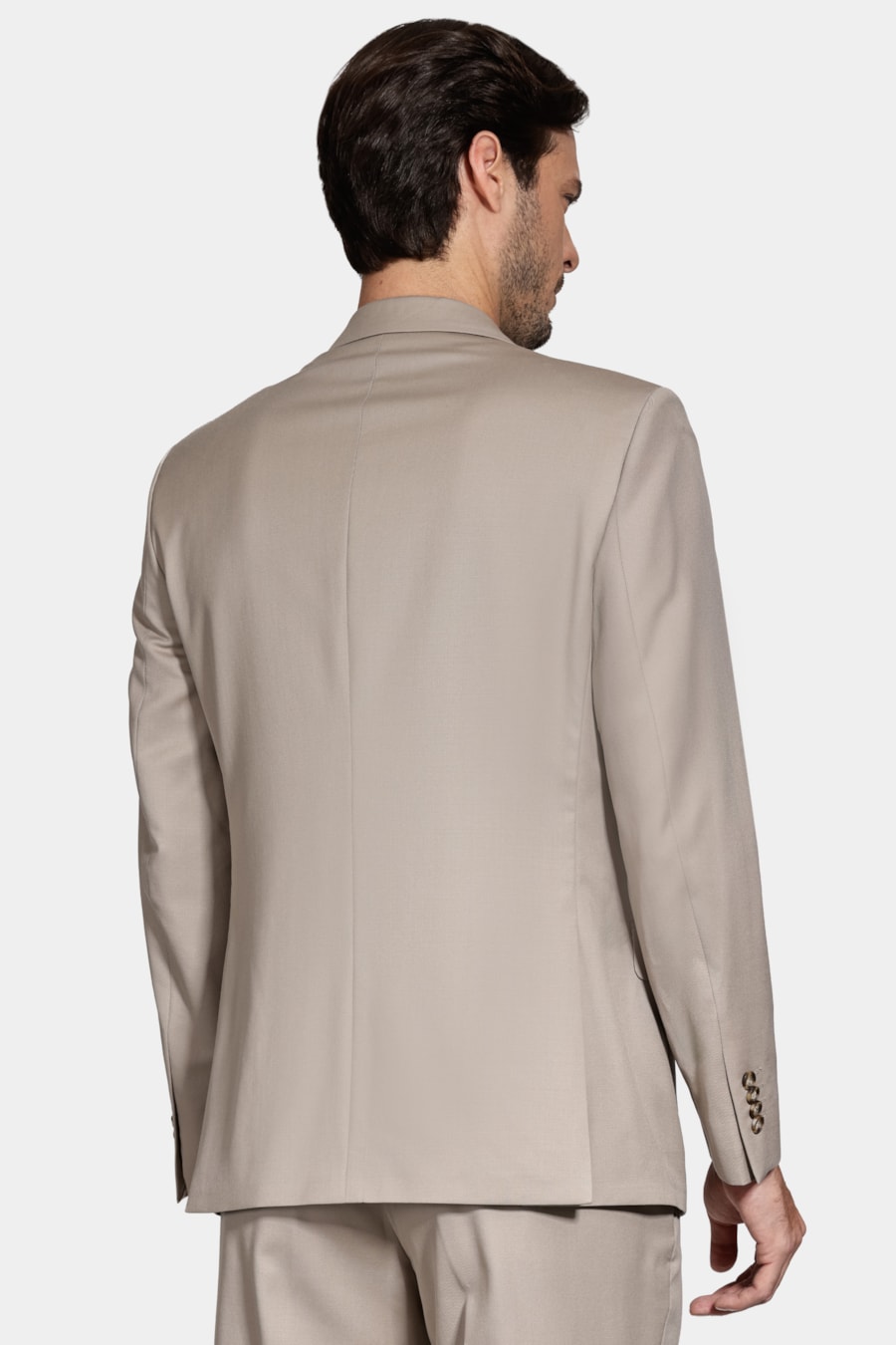 Costume Super Slim em Lã Super 120 Areia — foto 4 de 10