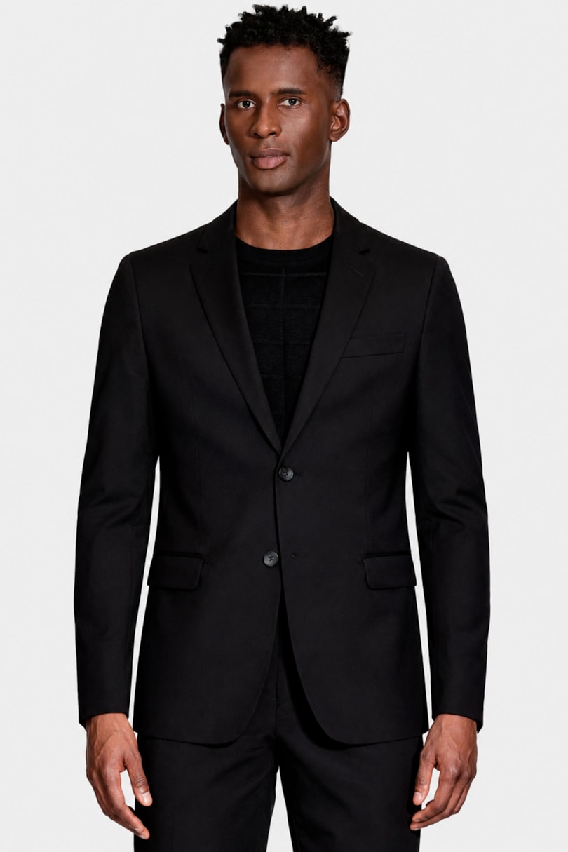 Costume Super Slim em Lã Super 120 Preto