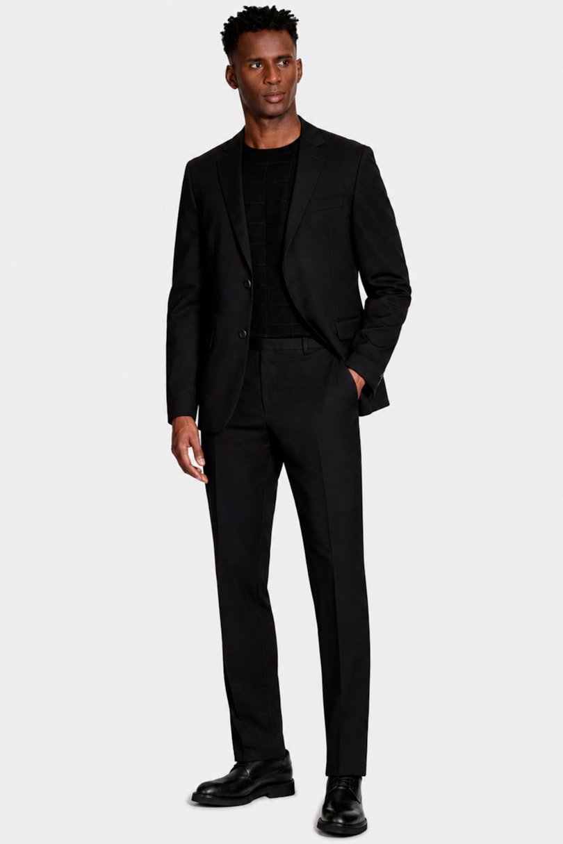 Costume Super Slim em Lã Super 120 Preto