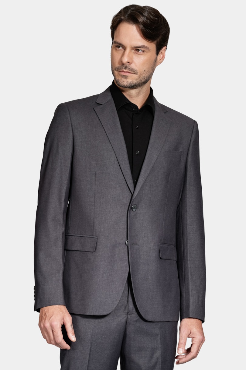 Costume Super Slim Liso Grafite