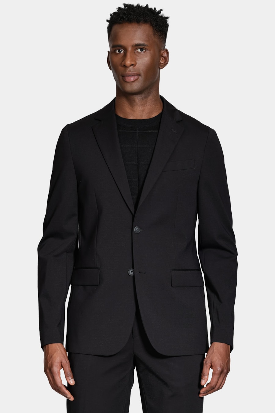 Costume Super Slim Malha Tencel Preto — foto 1 de 11