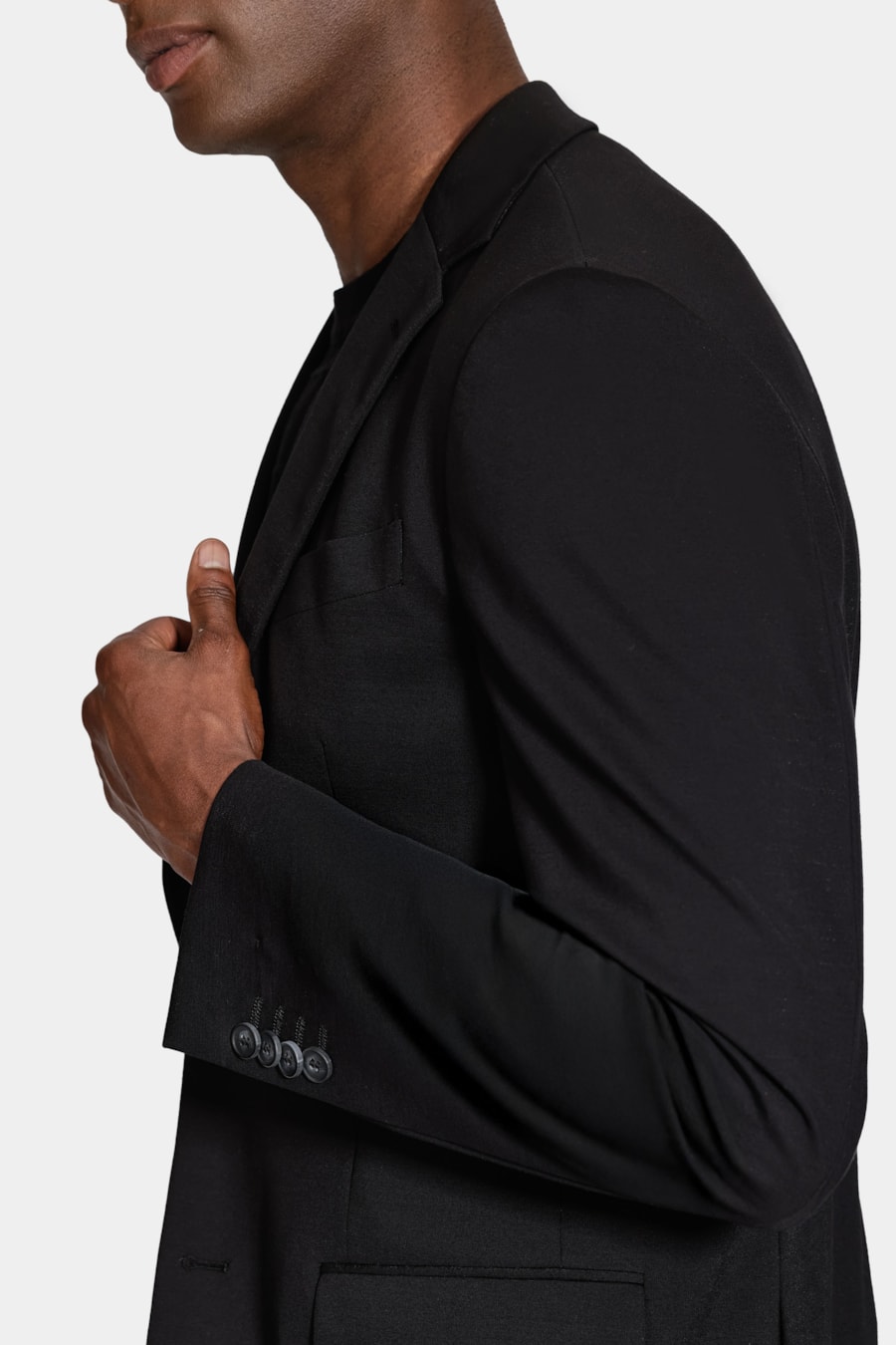 Costume Super Slim Malha Tencel Preto — foto 4 de 11