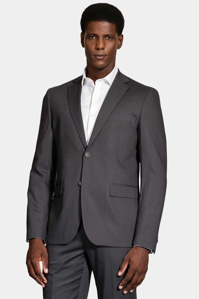 Costume Super Slim Poliviscose Chumbo