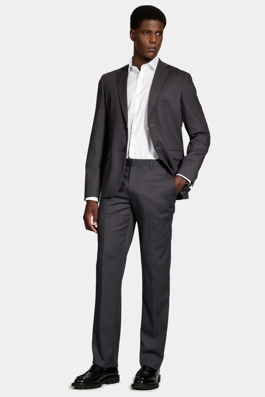 Costume Super Slim Poliviscose Chumbo — foto 2 de 12