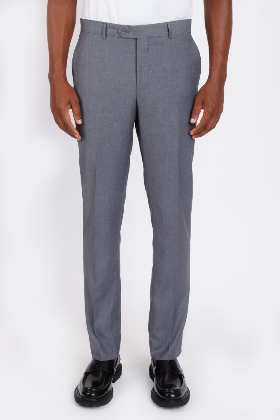 Costume Super Slim Poliviscose Cinza — foto 6 de 9