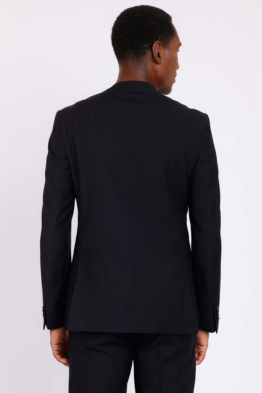 Costume Super Slim Poliviscose Marinho — foto 4 de 8