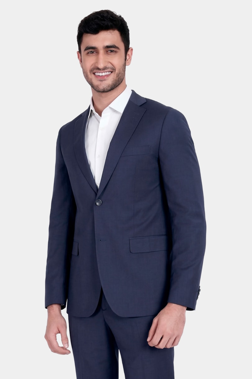 Costume Super Slim Poliviscose Marinho