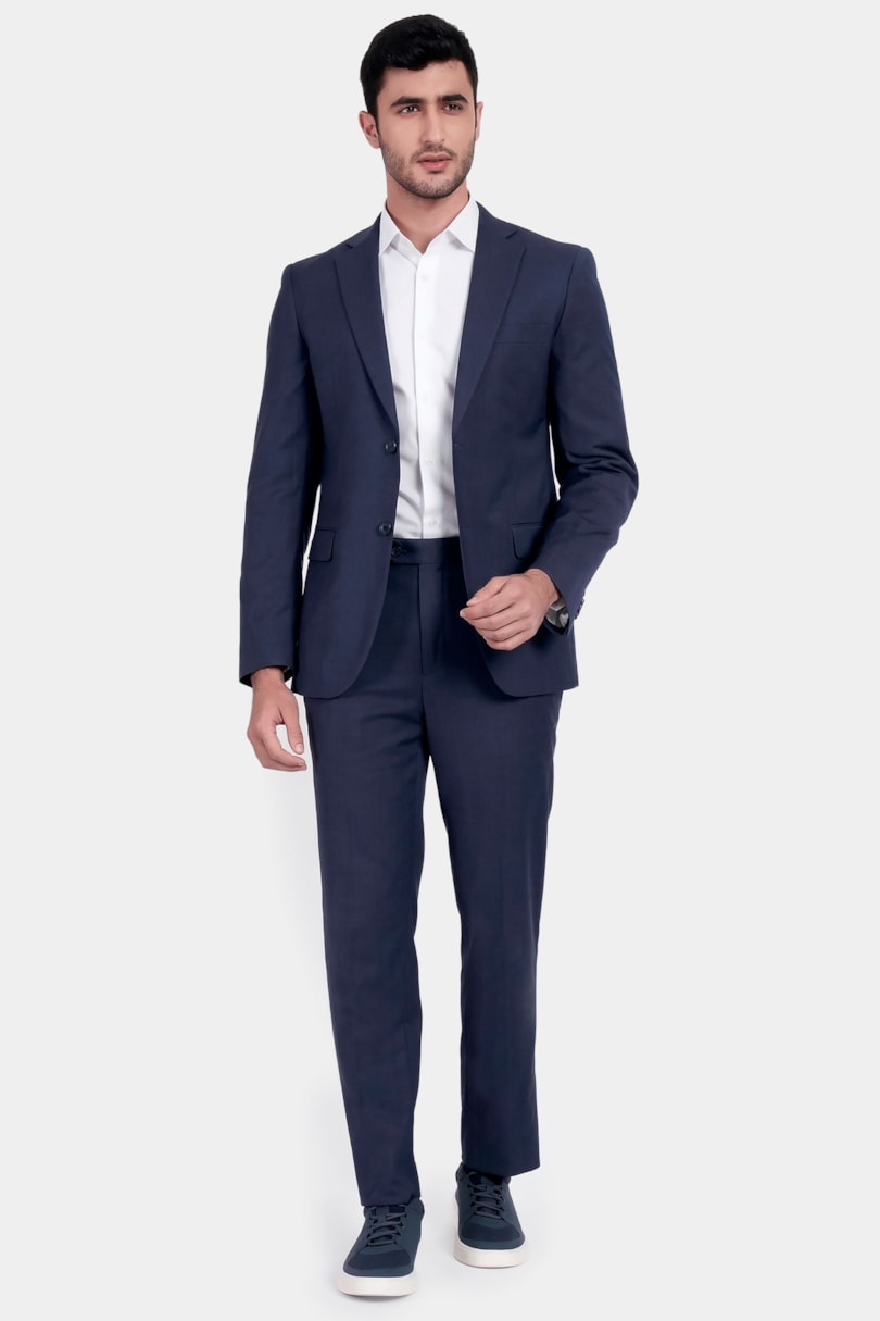 Costume Super Slim Poliviscose Marinho