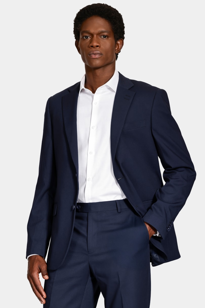 Costume Super Slim Poliviscose Navy