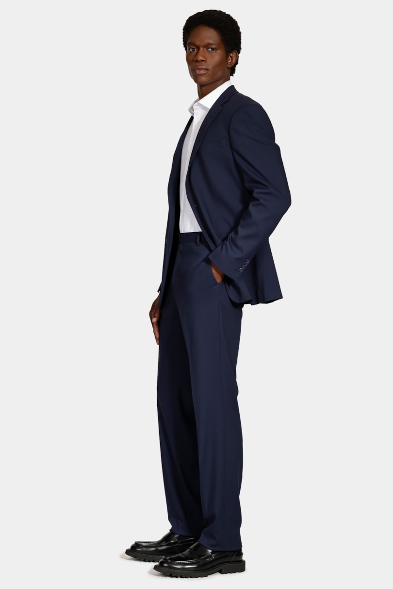 Costume Super Slim Poliviscose Navy