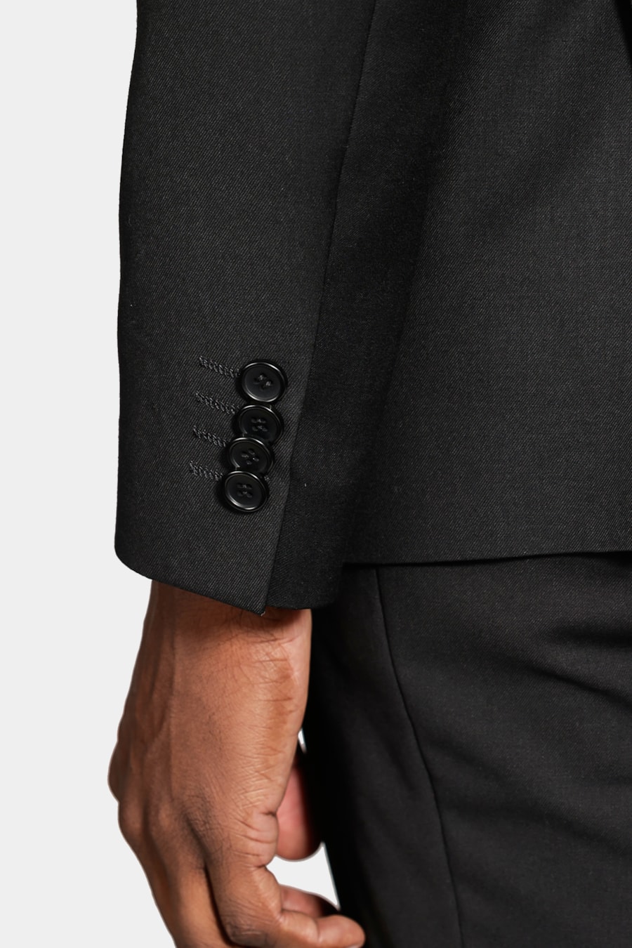 Costume Super Slim Poliviscose Preto — foto 5 de 12