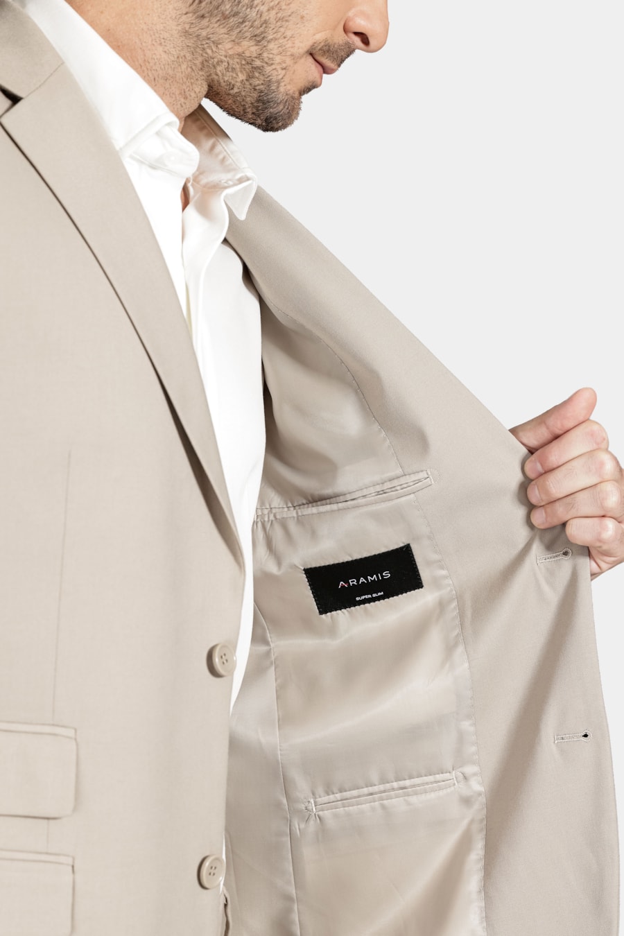 Costume Super Slim Viscose Areia — foto 3 de 10