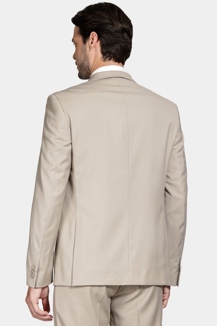 Costume Super Slim Viscose Areia — foto 4 de 10