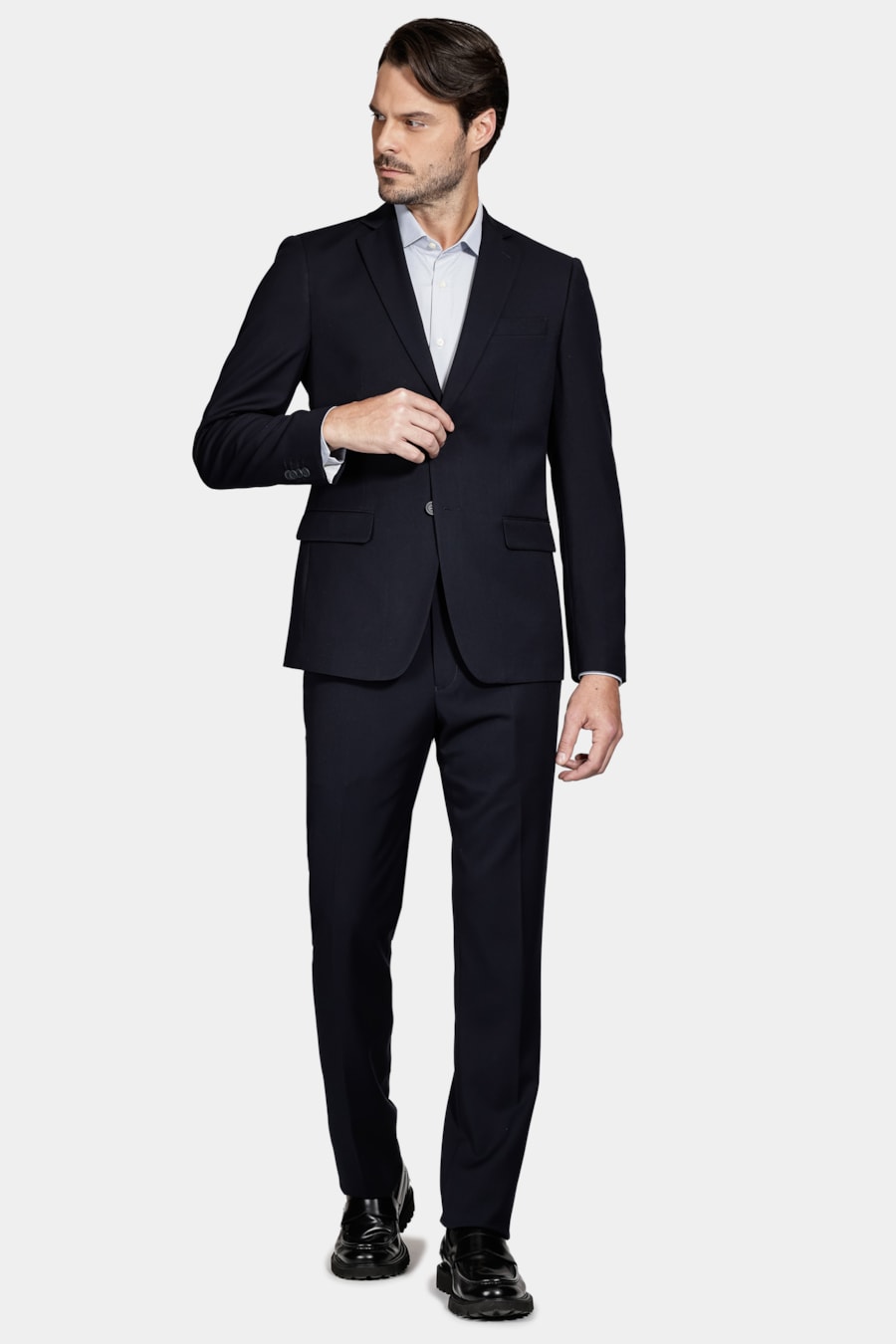 Costume Super Slim Viscose Marinho — foto 2 de 10