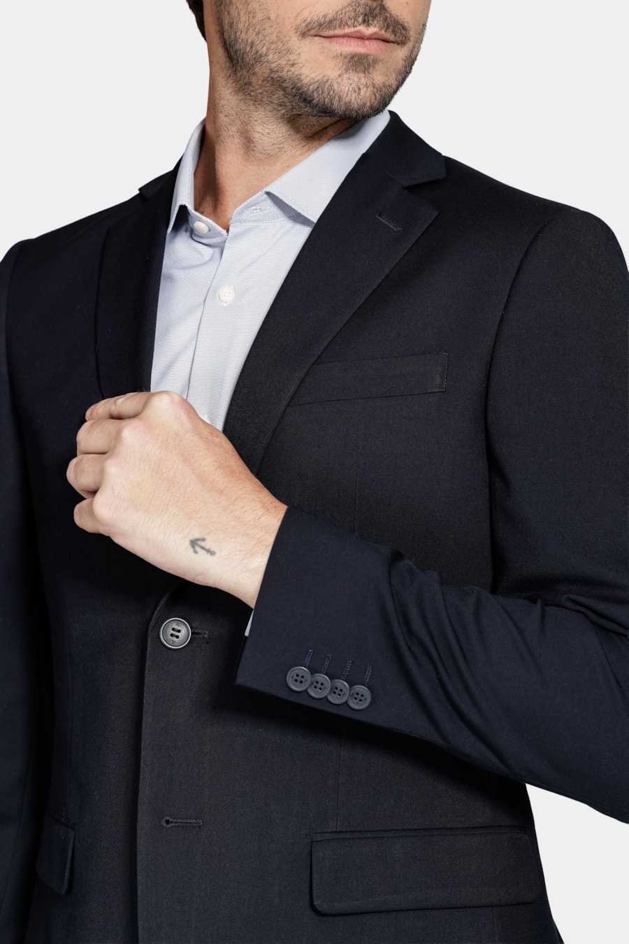 Costume Super Slim Viscose Marinho — foto 3 de 10