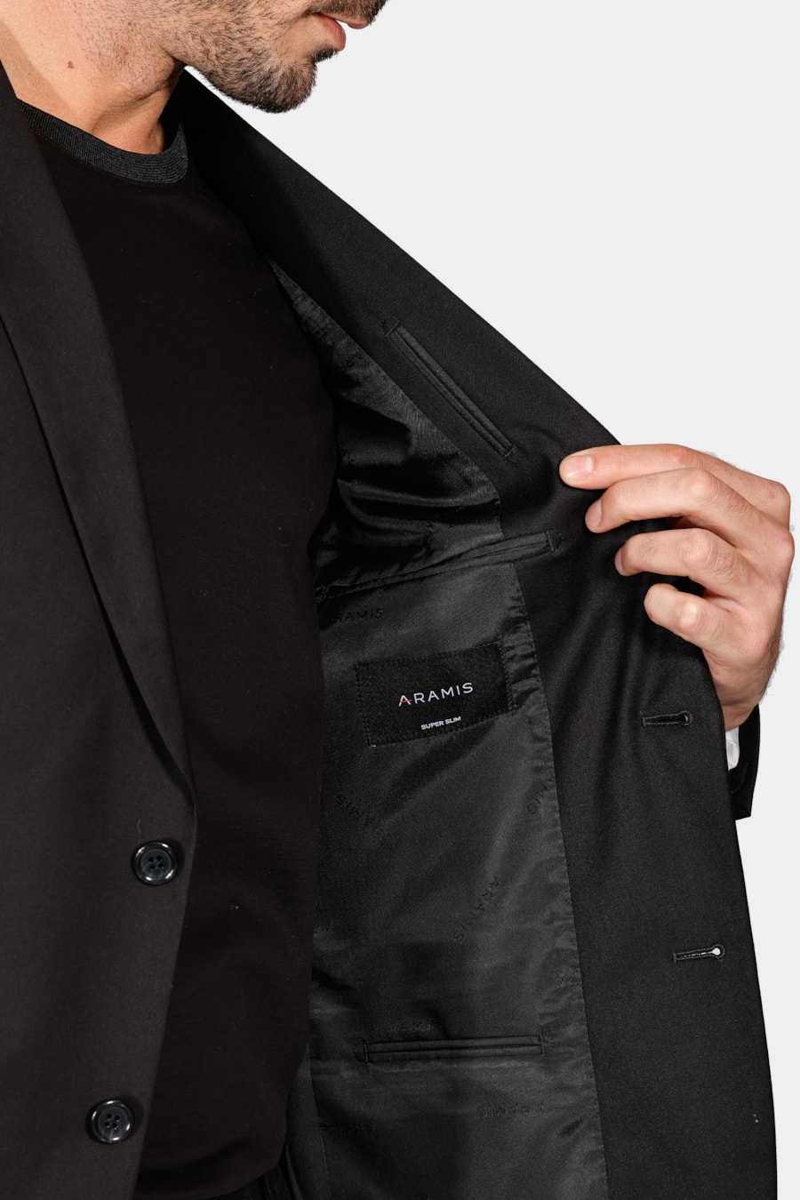 Costume Super Slim Viscose Preto — foto 4 de 12