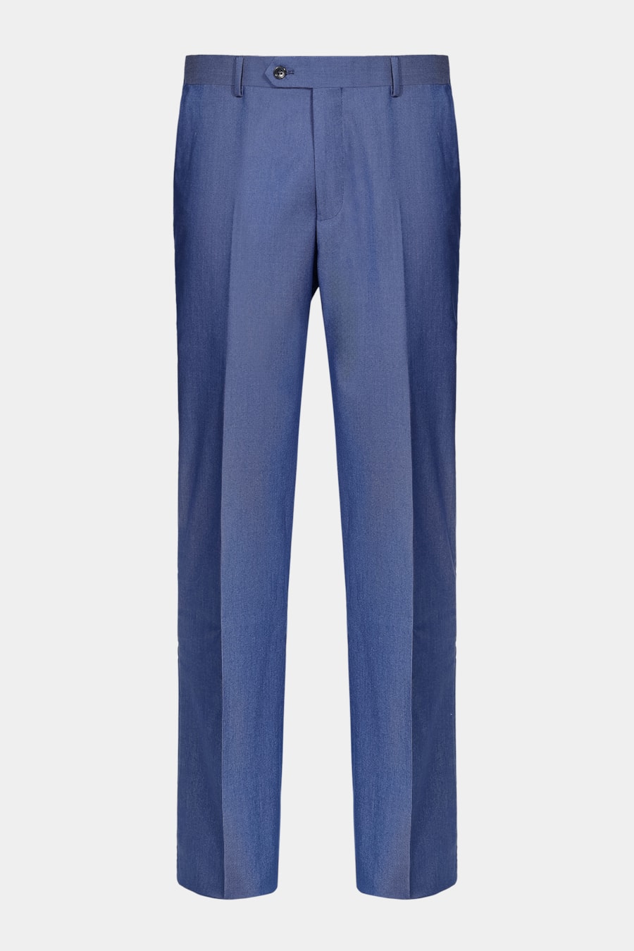 Costume Washable Slim Falso Liso Azul Médio — foto 12 de 14