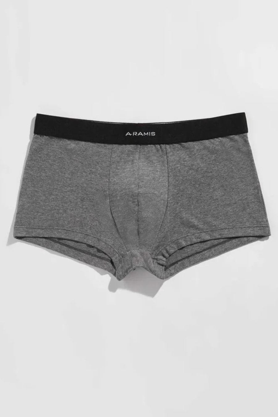 Cueca Boxer Curta Cotton Cinza Mescla — foto 1 de 2