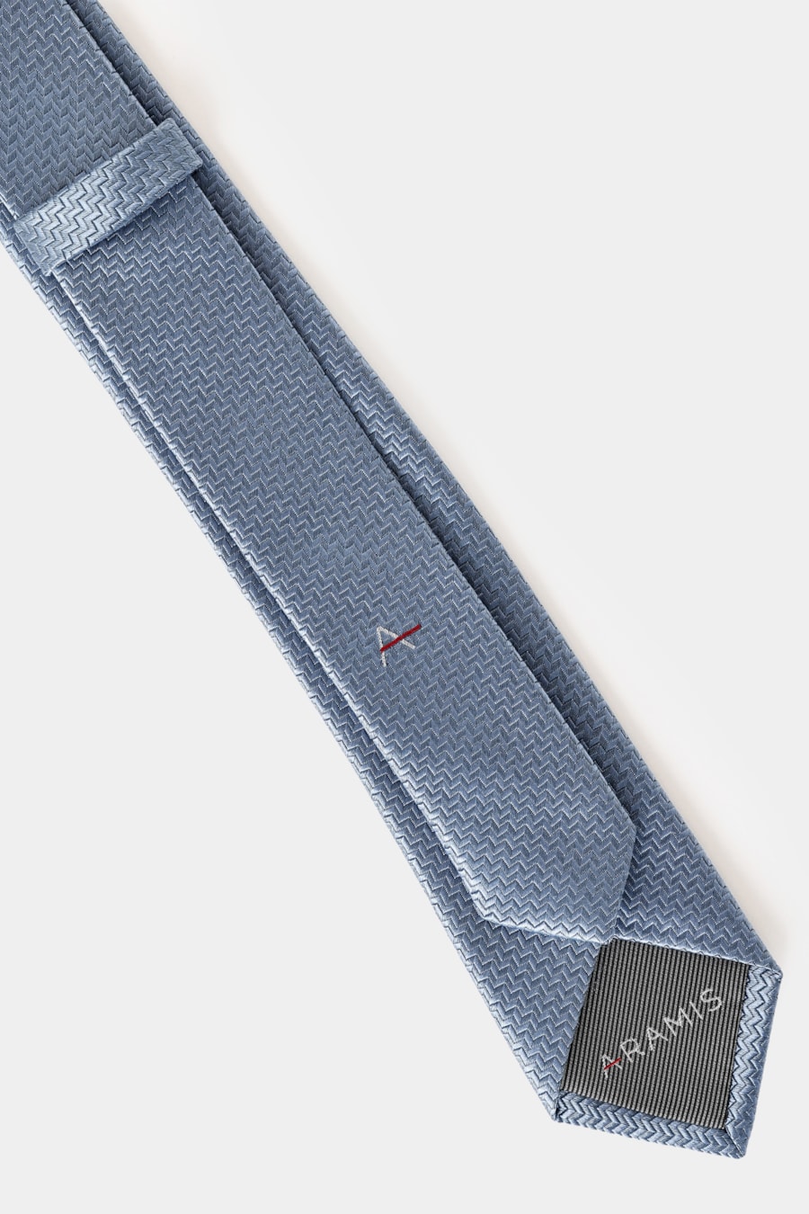 Gravata Aramis Chevron Azul Medio — foto 4 de 4