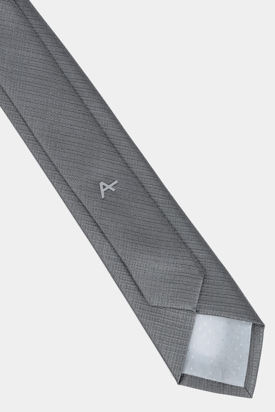 Gravata Com Textura Cinza — foto 4 de 4
