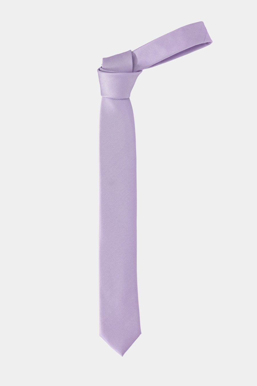 Gravata Falso Liso 6 Cm Lilas — foto 3 de 4