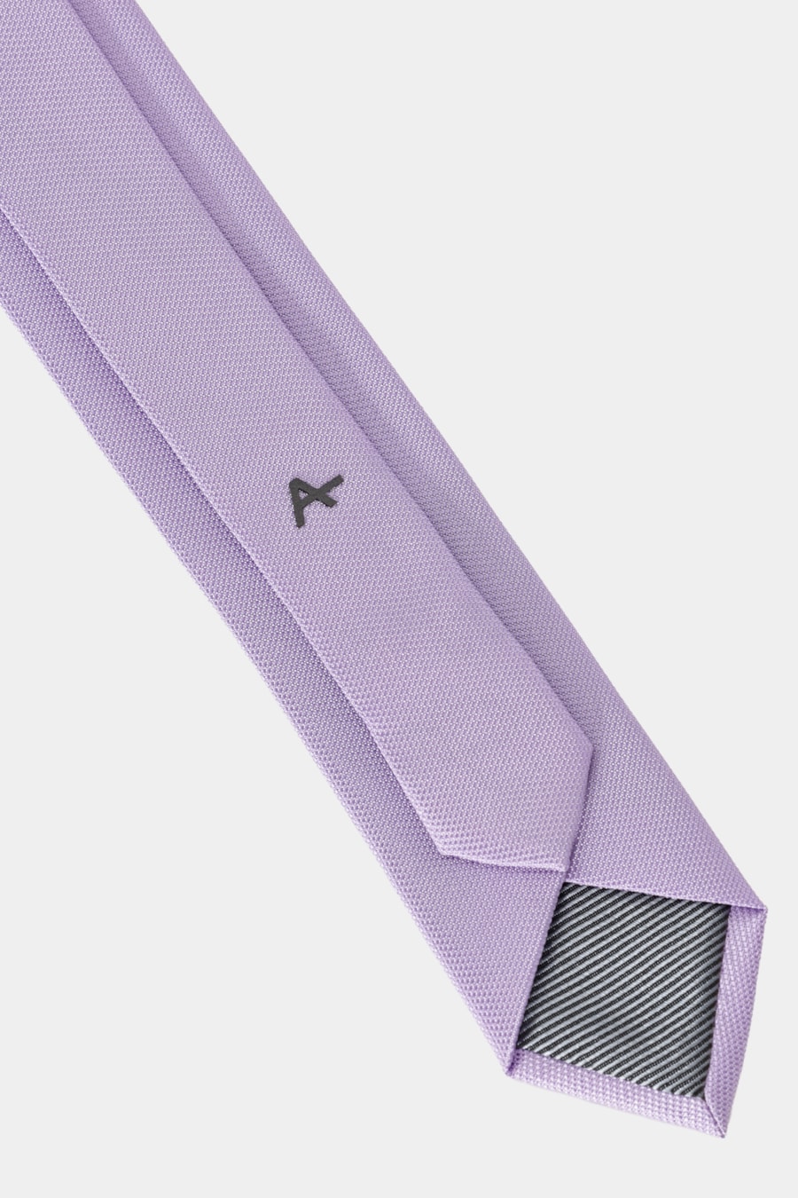 Gravata Falso Liso 6 Cm Lilas — foto 4 de 4
