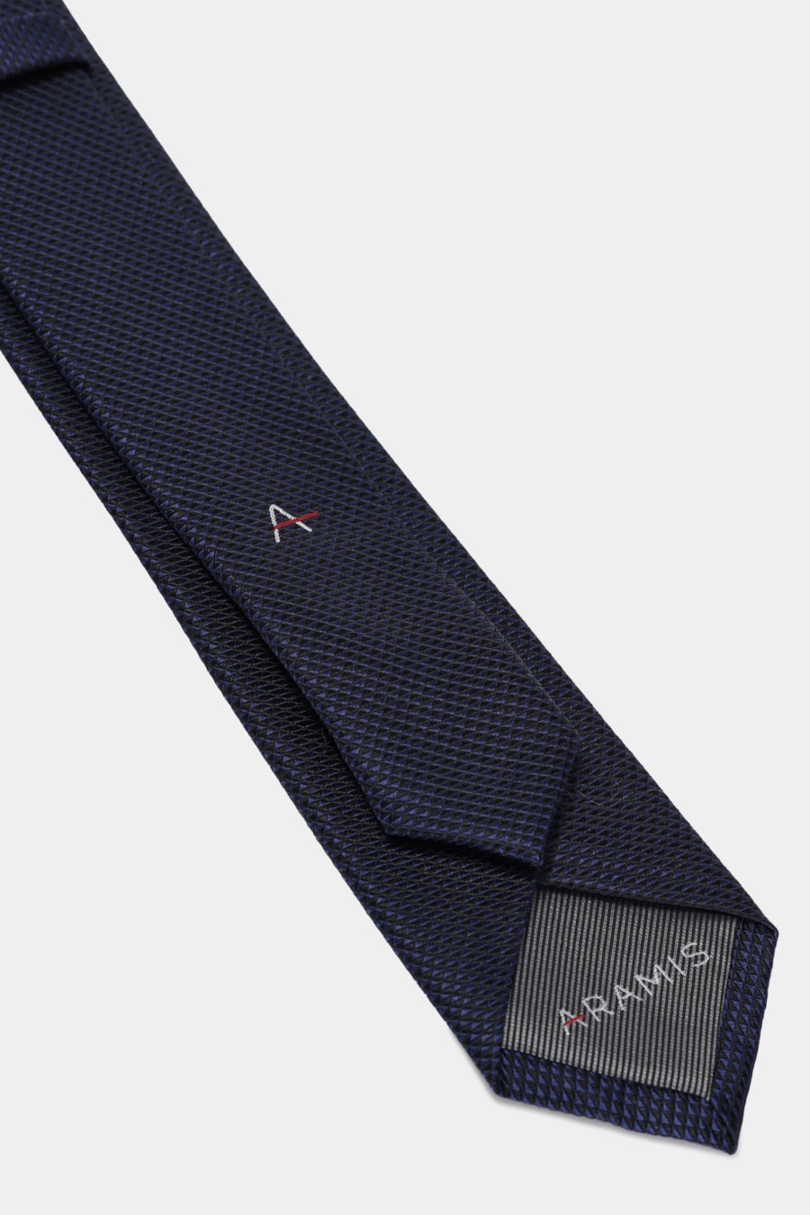 Gravata Jacquard Seda Diamond Marinho — foto 4 de 4