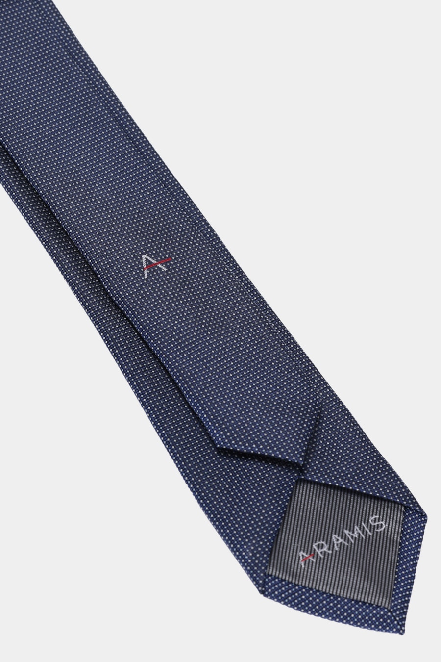 Gravata Jacquard Seda Dots Azul — foto 3 de 4