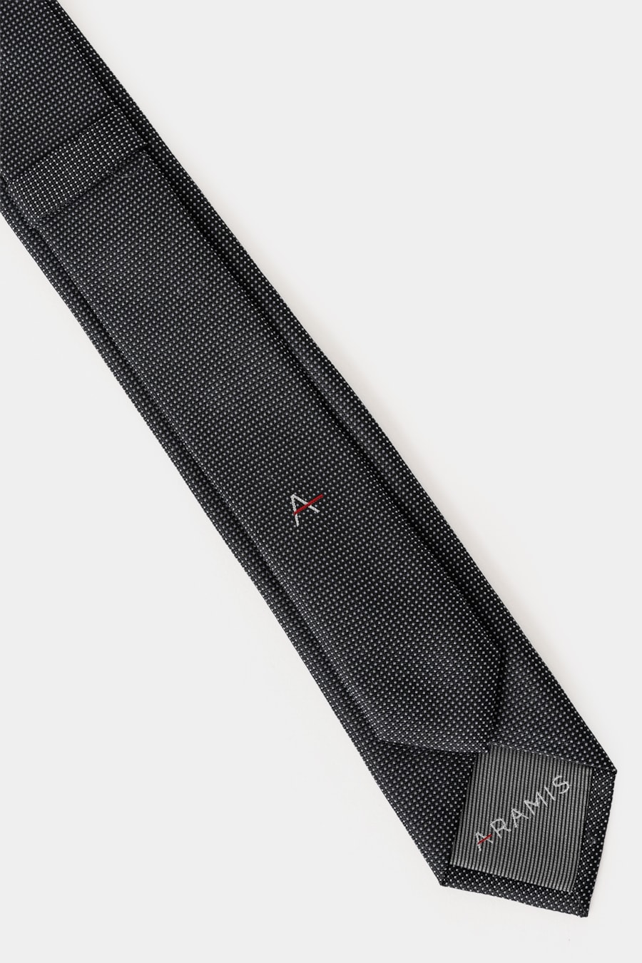 Gravata Jacquard Seda Dots Preto — foto 4 de 4