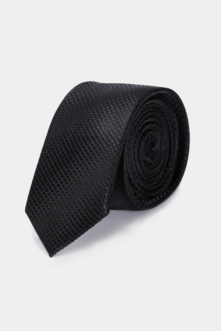 Gravata Jacquard Seda Gradient Preto — foto 1 de 4