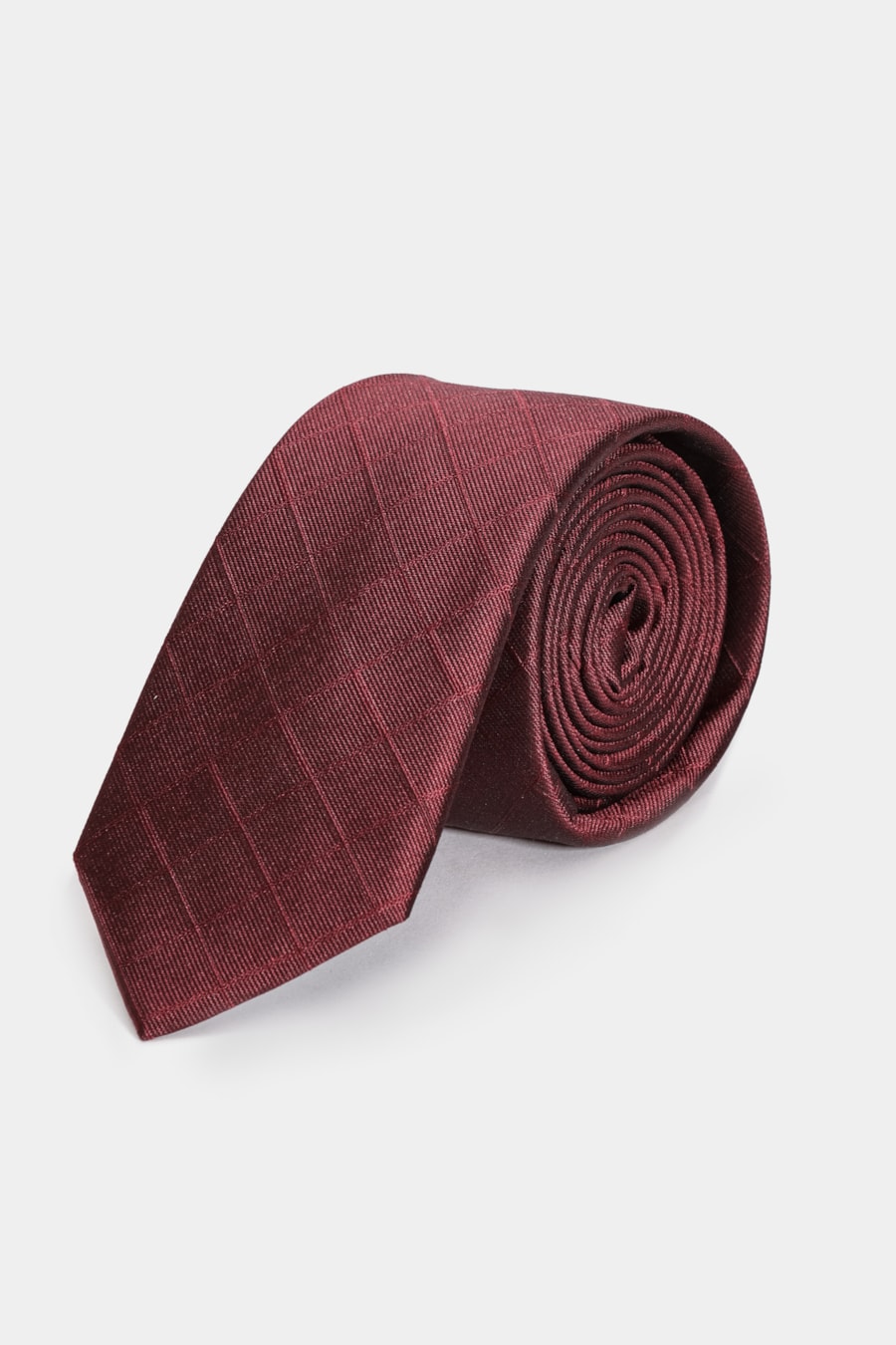 Gravata Jacquard Seda Lines Bordeaux — foto 1 de 3