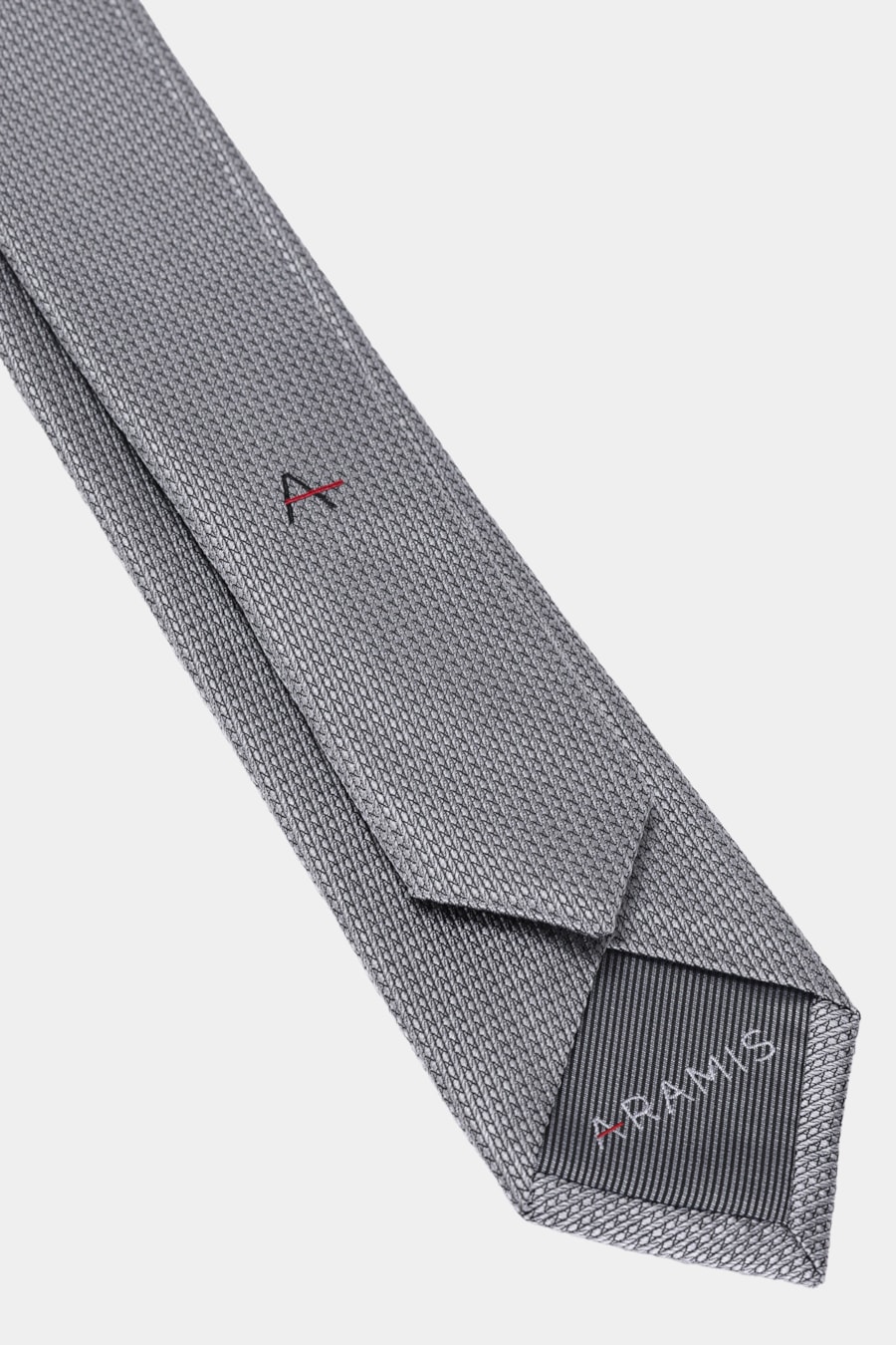 Gravata Jacquard Seda Root Cinza — foto 3 de 4